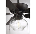 MERIDIAN, FARMHOUSE INDUSTRIAL CEILING FAN, INDOOR CEILING FANS