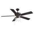 MERIDIAN, FARMHOUSE INDUSTRIAL CEILING FAN, INDOOR CEILING FANS