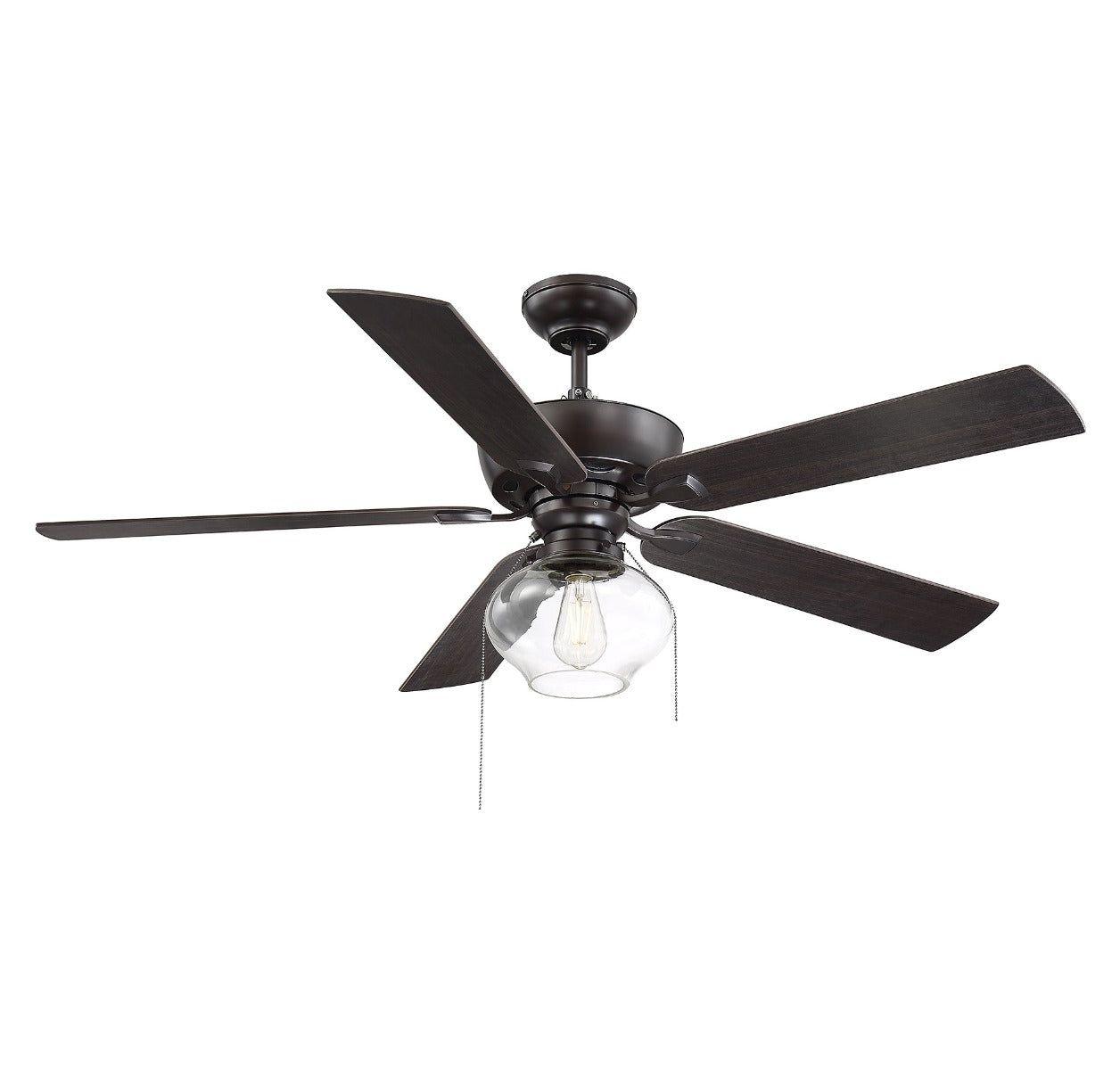 MERIDIAN, FARMHOUSE INDUSTRIAL CEILING FAN, INDOOR CEILING FANS