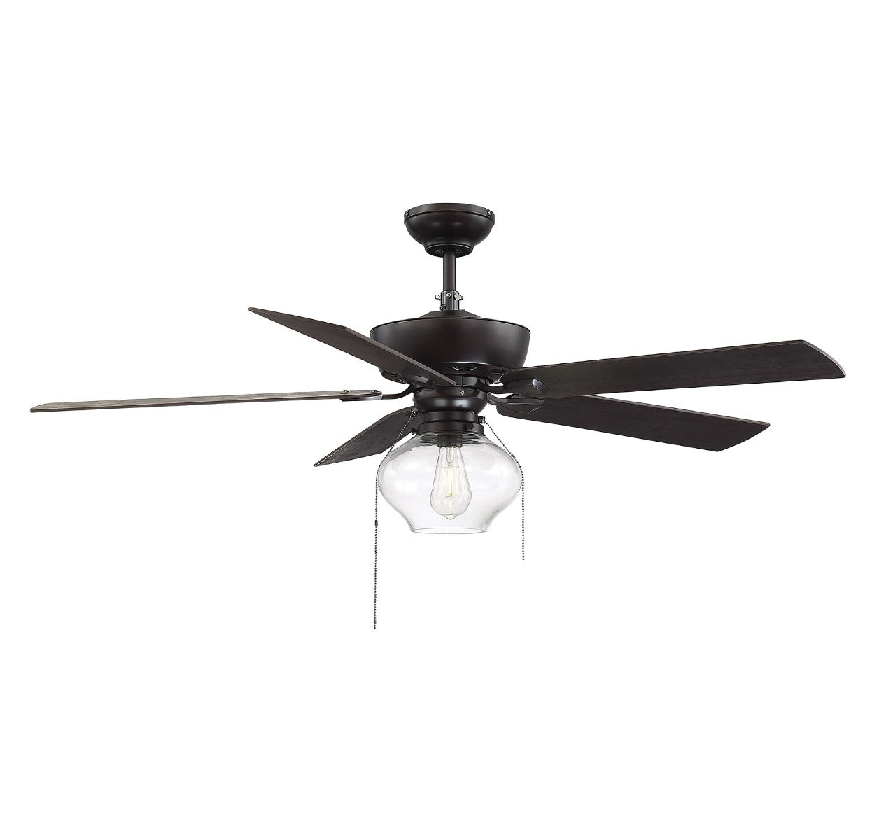 MERIDIAN, FARMHOUSE INDUSTRIAL CEILING FAN, INDOOR CEILING FANS