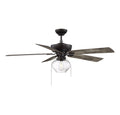 MERIDIAN, FARMHOUSE INDUSTRIAL CEILING FAN, INDOOR CEILING FANS
