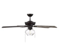 MERIDIAN, FARMHOUSE INDUSTRIAL CEILING FAN, INDOOR CEILING FANS