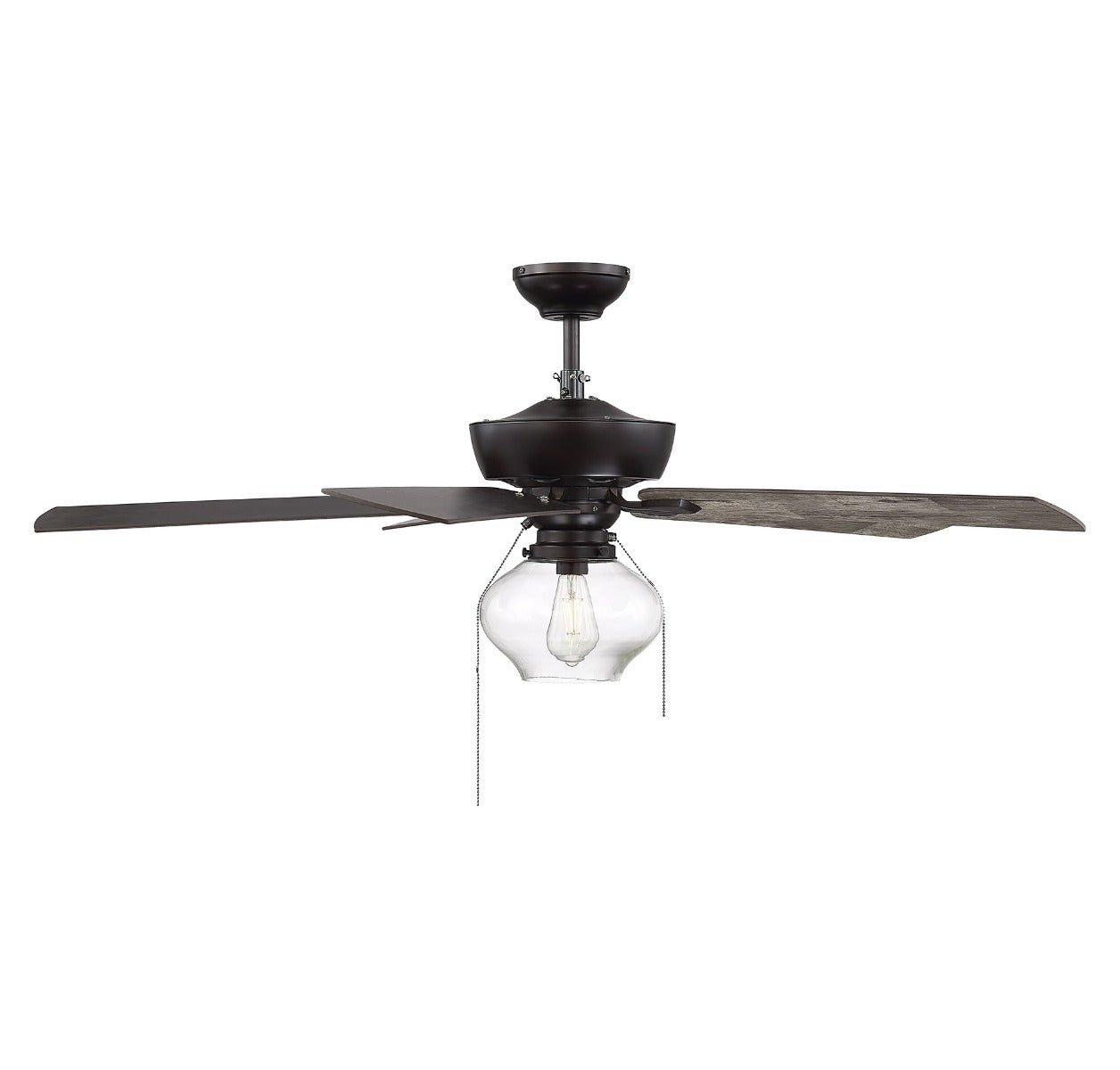 MERIDIAN, FARMHOUSE INDUSTRIAL CEILING FAN, INDOOR CEILING FANS