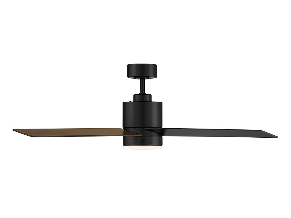 MERIDIAN, MODERN MATTE BLACK CEILING FAN, INDOOR CEILING FANS