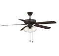 MERIDIAN, MODERN OIL RUBBED BRONZE CEILING FAN, INDOOR CEILING FANS