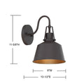 MERIDIAN, FARMHOUSE RUSTIC OUTDOOR: WALL LANTERN, OUTDOOR WALL LIGHTS