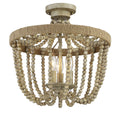 MERIDIAN, BOHEMIAN FARMHOUSE SEMI-FLUSH, SEMI FLUSH MOUNT LIGHT