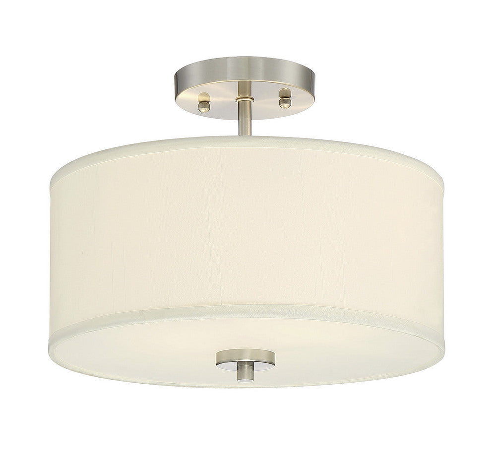MERIDIAN, MODERN SEMI-FLUSH 2, SEMI FLUSH MOUNT LIGHT