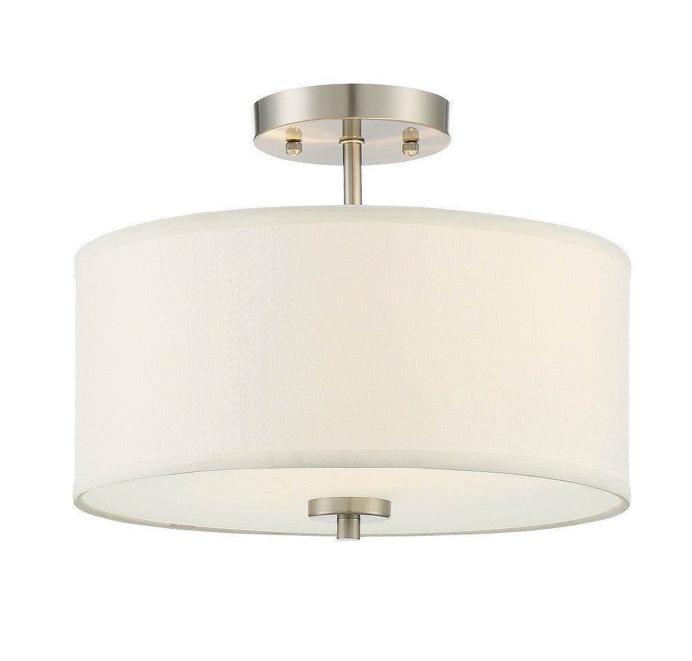 MERIDIAN, MODERN SEMI-FLUSH 2, SEMI FLUSH MOUNT LIGHT