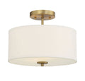 MERIDIAN, MODERN SEMI-FLUSH 2, SEMI FLUSH MOUNT LIGHT