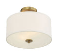 MERIDIAN, MODERN SEMI-FLUSH 2, SEMI FLUSH MOUNT LIGHT