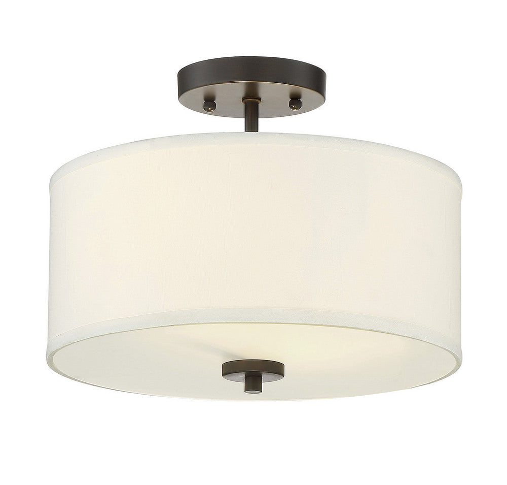 MERIDIAN, MODERN SEMI-FLUSH 2, SEMI FLUSH MOUNT LIGHT