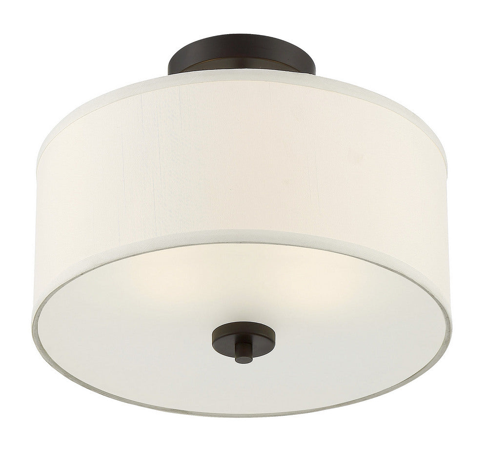 MERIDIAN, MODERN SEMI-FLUSH 2, SEMI FLUSH MOUNT LIGHT