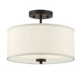 MERIDIAN, MODERN SEMI-FLUSH 2, SEMI FLUSH MOUNT LIGHT