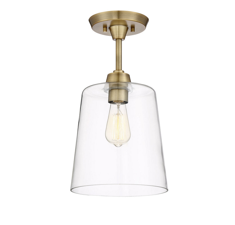 MERIDIAN, MODERN SEMI-FLUSH 3, SEMI FLUSH MOUNT LIGHT