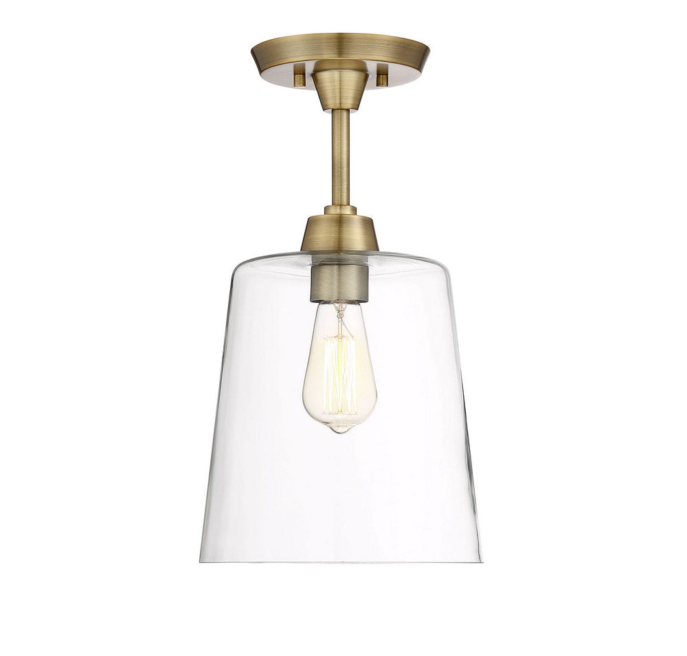 MERIDIAN, MODERN SEMI-FLUSH 3, SEMI FLUSH MOUNT LIGHT
