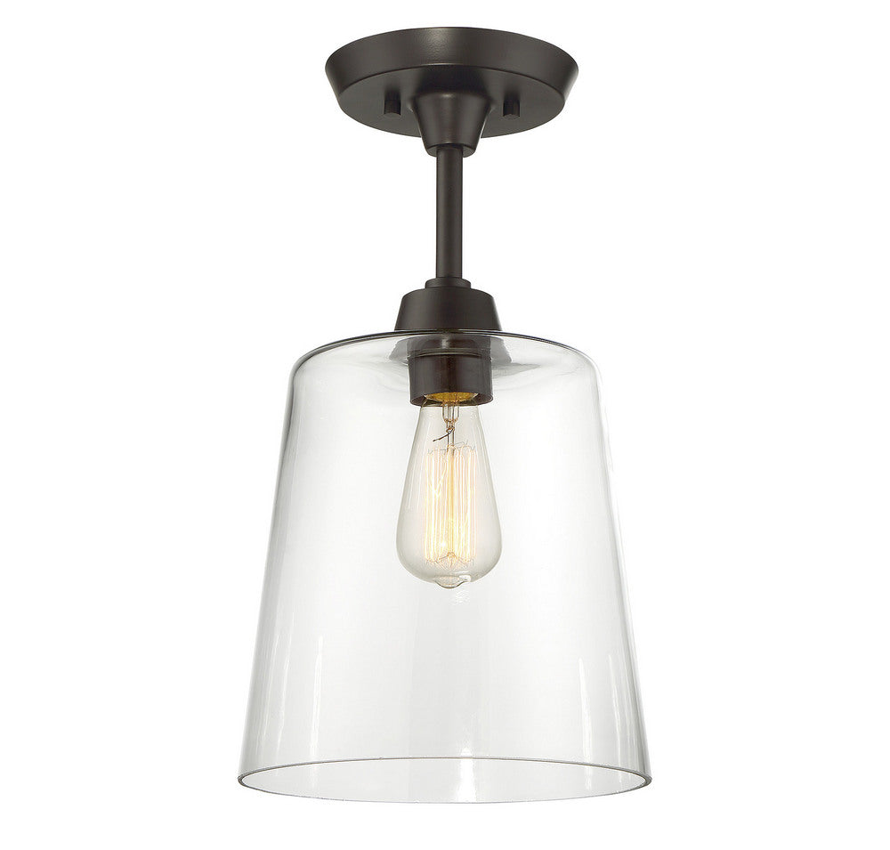 MERIDIAN, MODERN SEMI-FLUSH 3, SEMI FLUSH MOUNT LIGHT