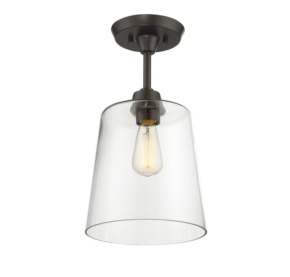 MERIDIAN, MODERN SEMI-FLUSH 3, SEMI FLUSH MOUNT LIGHT