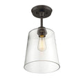 MERIDIAN, MODERN SEMI-FLUSH 3, SEMI FLUSH MOUNT LIGHT
