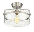 MERIDIAN, MODERN SEMI-FLUSH 3, SEMI FLUSH MOUNT LIGHT