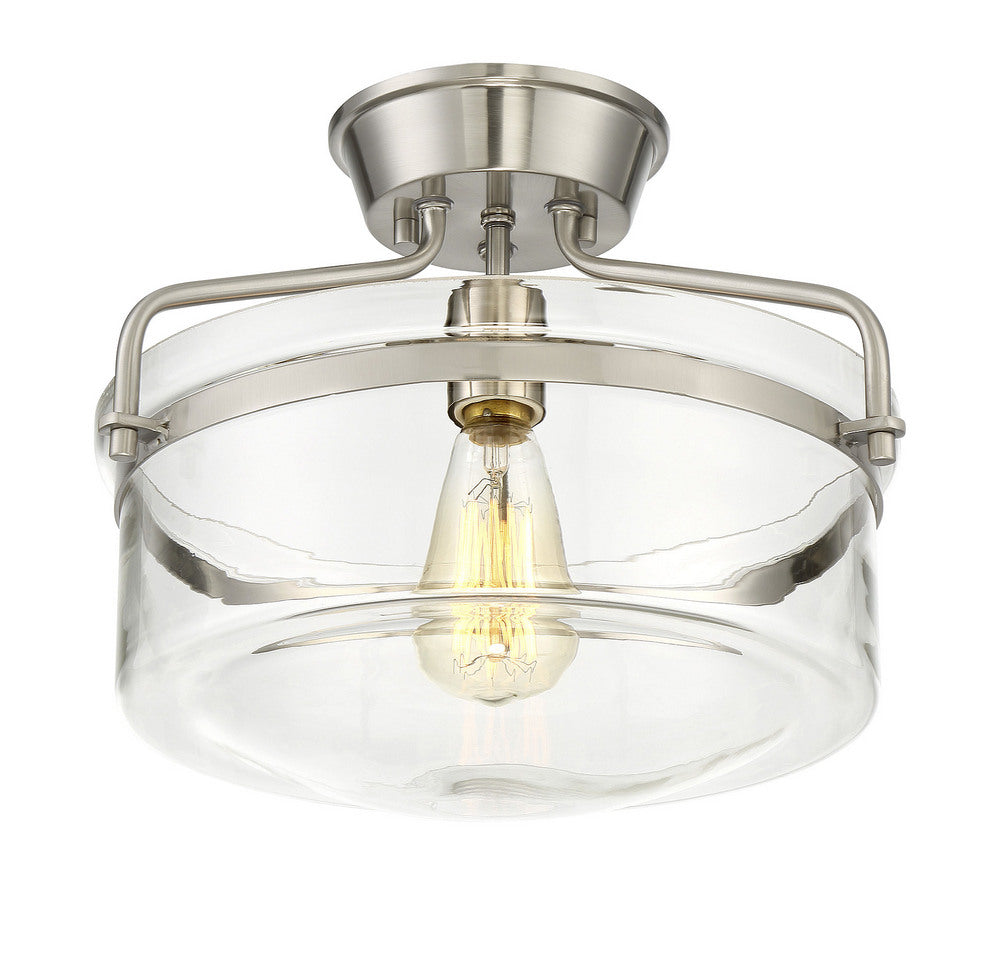 MERIDIAN, MODERN SEMI-FLUSH 3, SEMI FLUSH MOUNT LIGHT