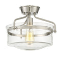 MERIDIAN, MODERN SEMI-FLUSH 3, SEMI FLUSH MOUNT LIGHT