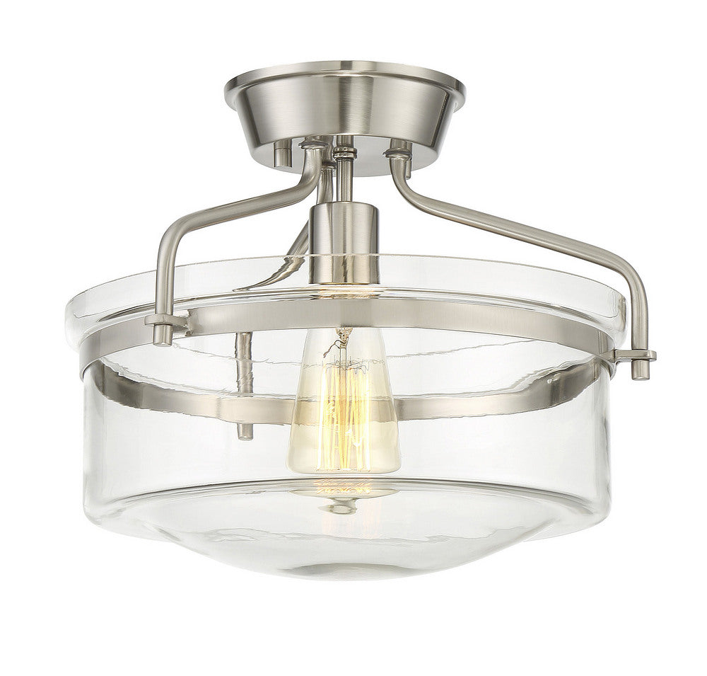 MERIDIAN, MODERN SEMI-FLUSH 3, SEMI FLUSH MOUNT LIGHT
