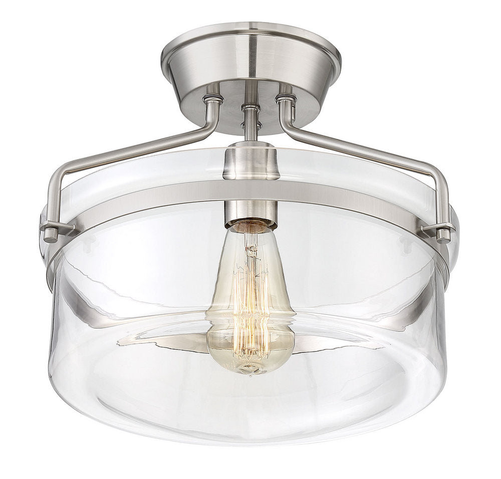 MERIDIAN, MODERN SEMI-FLUSH 3, SEMI FLUSH MOUNT LIGHT