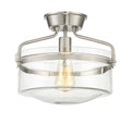 MERIDIAN, MODERN SEMI-FLUSH 3, SEMI FLUSH MOUNT LIGHT