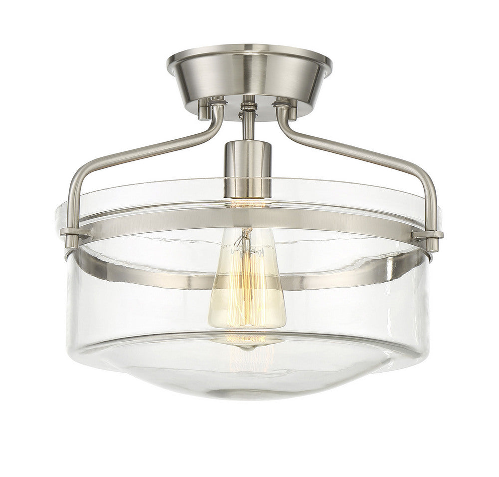 MERIDIAN, MODERN SEMI-FLUSH 3, SEMI FLUSH MOUNT LIGHT