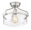 MERIDIAN, MODERN SEMI-FLUSH 3, SEMI FLUSH MOUNT LIGHT