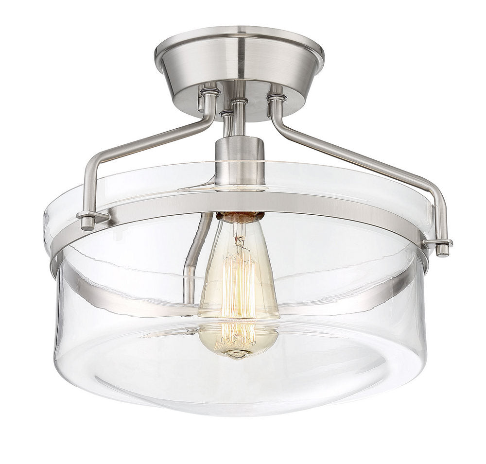 MERIDIAN, MODERN SEMI-FLUSH 3, SEMI FLUSH MOUNT LIGHT