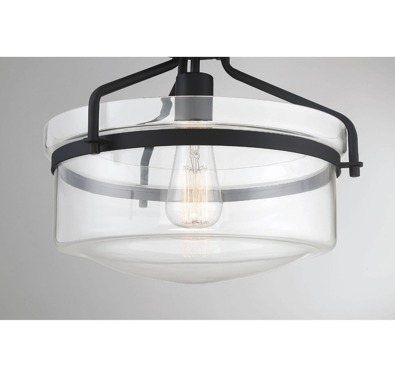 MERIDIAN, INDUSTRIAL SEMI-FLUSH, SEMI FLUSH MOUNT LIGHT