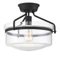 MERIDIAN, INDUSTRIAL SEMI-FLUSH, SEMI FLUSH MOUNT LIGHT