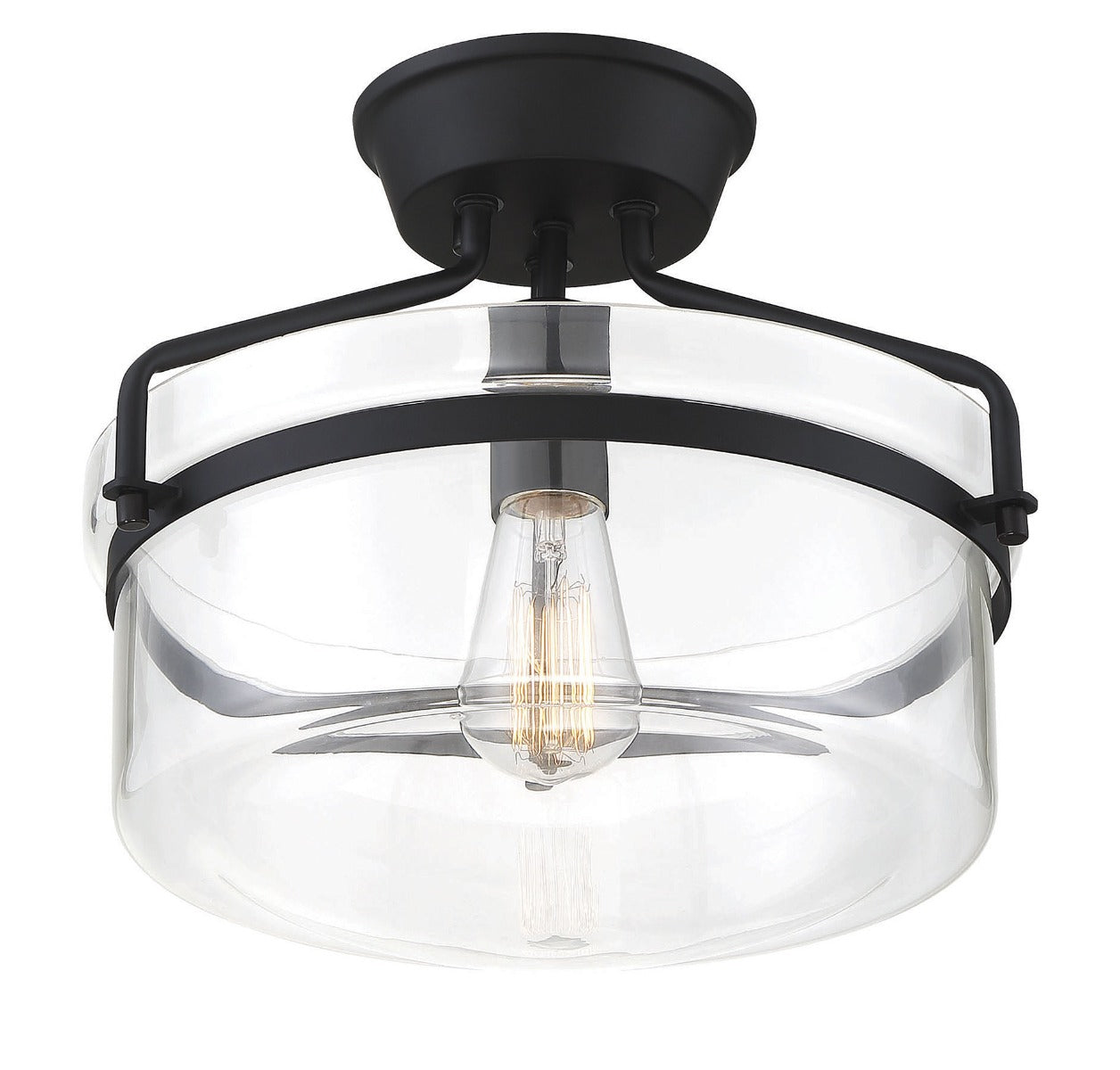 MERIDIAN, INDUSTRIAL SEMI-FLUSH, SEMI FLUSH MOUNT LIGHT