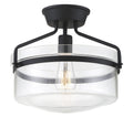 MERIDIAN, INDUSTRIAL SEMI-FLUSH, SEMI FLUSH MOUNT LIGHT