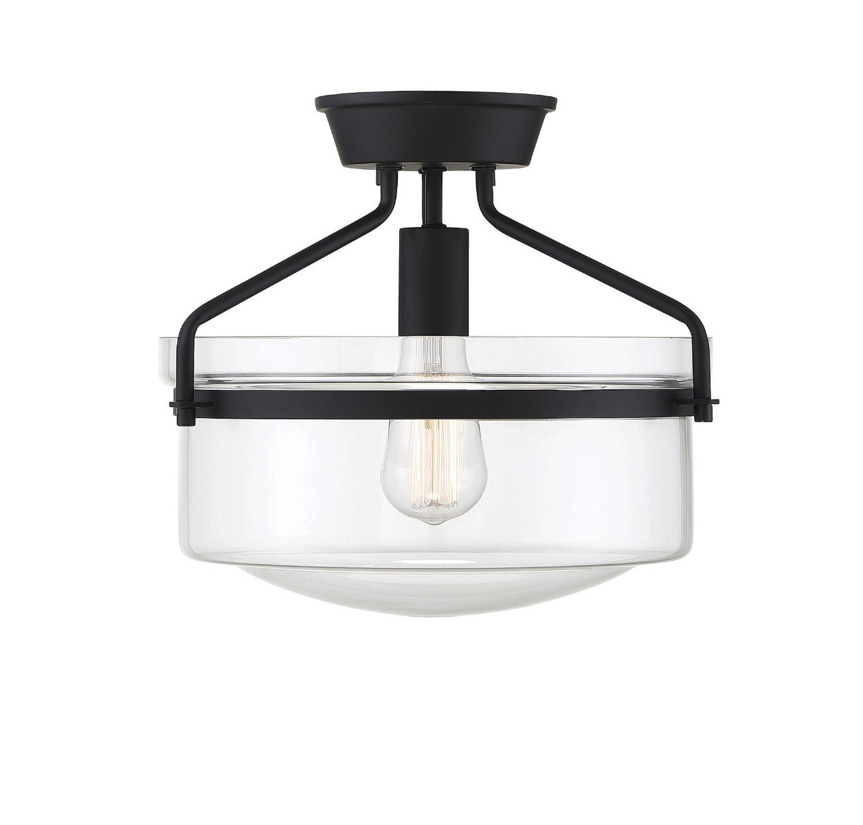 MERIDIAN, INDUSTRIAL SEMI-FLUSH, SEMI FLUSH MOUNT LIGHT