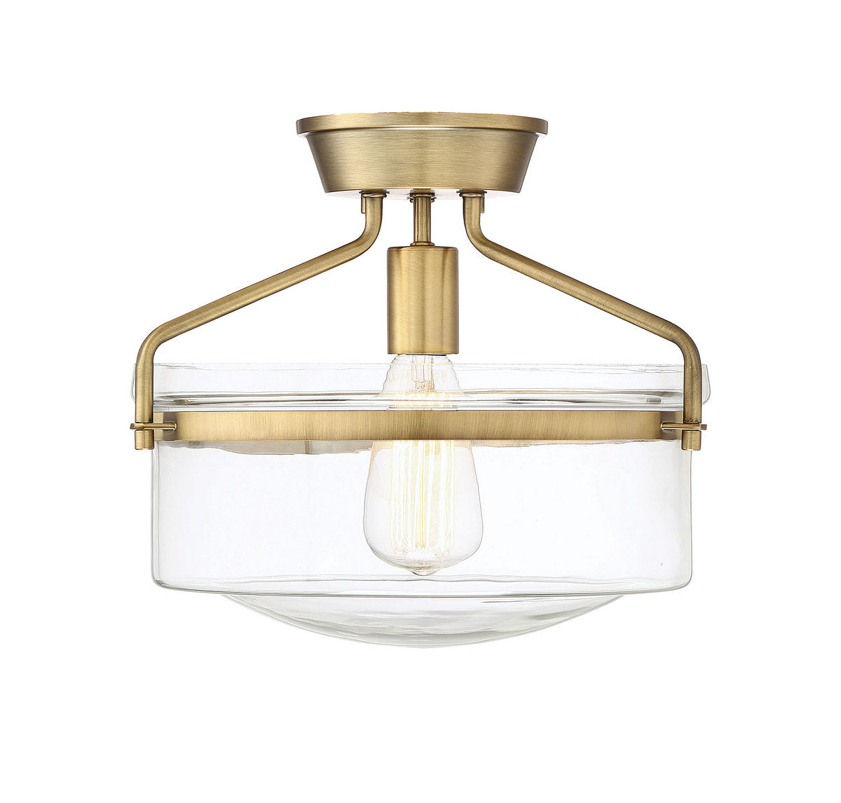 MERIDIAN, MODERN SEMI-FLUSH 3, SEMI FLUSH MOUNT LIGHT