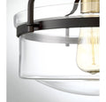 MERIDIAN, MODERN SEMI-FLUSH 3, SEMI FLUSH MOUNT LIGHT