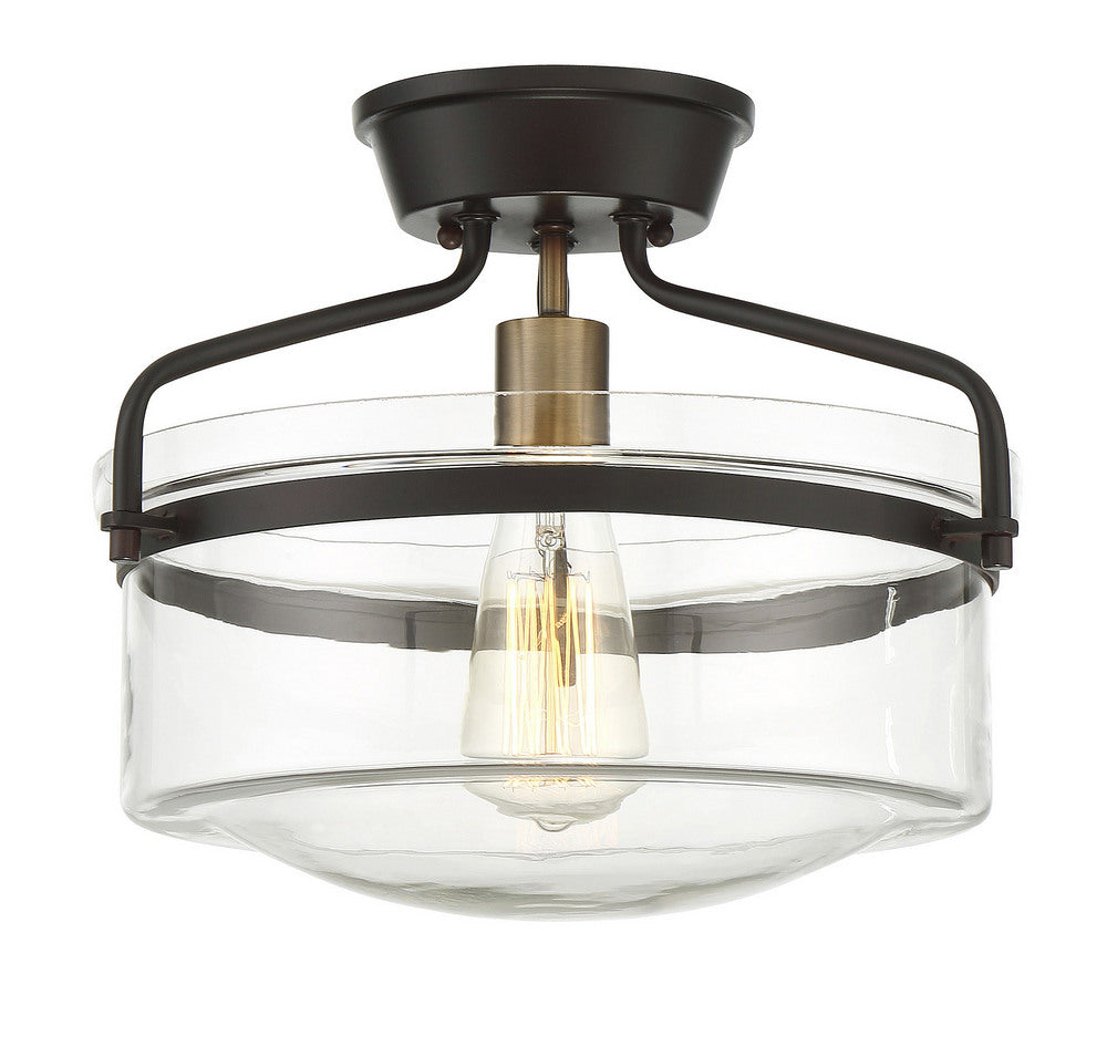 MERIDIAN, MODERN SEMI-FLUSH 3, SEMI FLUSH MOUNT LIGHT