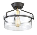 MERIDIAN, MODERN SEMI-FLUSH 3, SEMI FLUSH MOUNT LIGHT