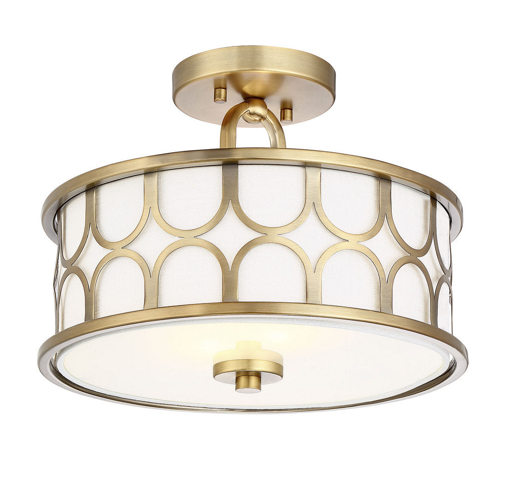 MERIDIAN, MID-CENTURY MODERN BOHEMIAN SEMI-FLUSH, SEMI FLUSH MOUNT LIGHT