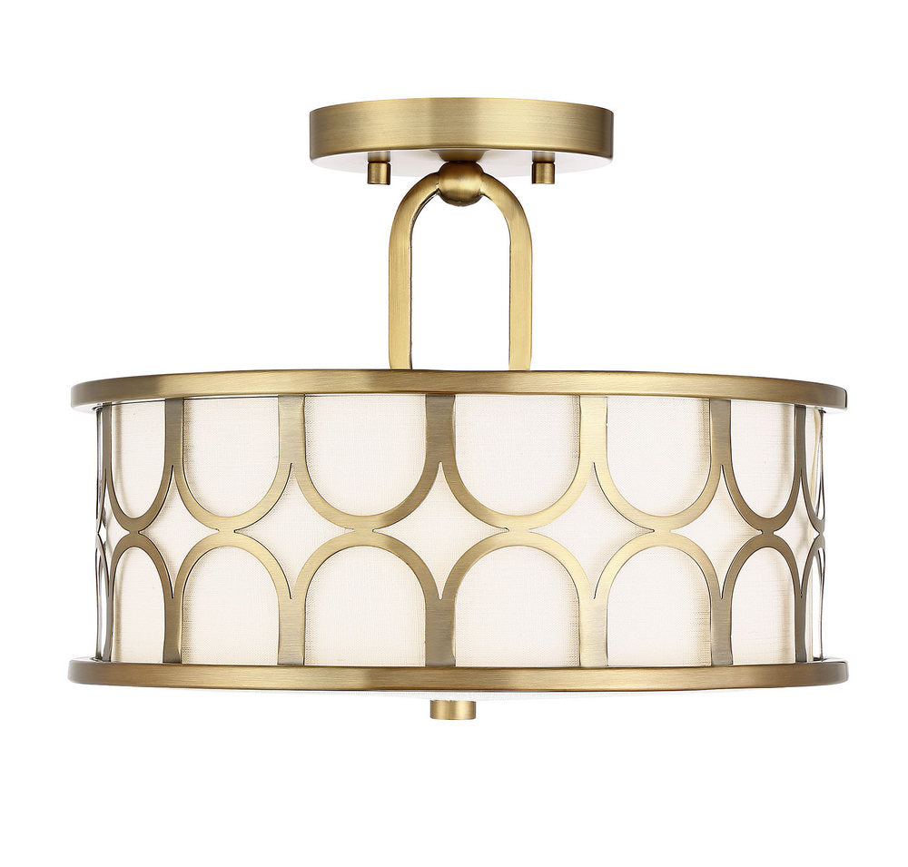 MERIDIAN, MID-CENTURY MODERN BOHEMIAN SEMI-FLUSH, SEMI FLUSH MOUNT LIGHT