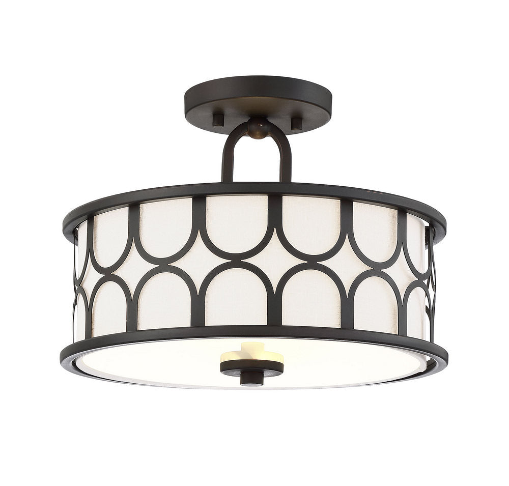 MERIDIAN, MID-CENTURY MODERN BOHEMIAN SEMI-FLUSH, SEMI FLUSH MOUNT LIGHT