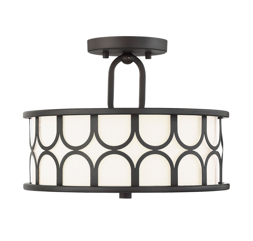 MERIDIAN, MID-CENTURY MODERN BOHEMIAN SEMI-FLUSH, SEMI FLUSH MOUNT LIGHT