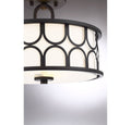 MERIDIAN, MID-CENTURY MODERN BOHEMIAN SEMI-FLUSH, SEMI FLUSH MOUNT LIGHT