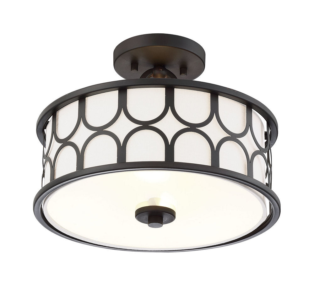 MERIDIAN, MID-CENTURY MODERN BOHEMIAN SEMI-FLUSH, SEMI FLUSH MOUNT LIGHT