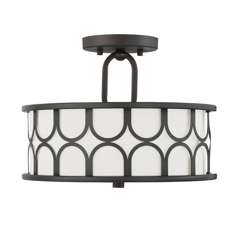 MERIDIAN, MID-CENTURY MODERN BOHEMIAN SEMI-FLUSH, SEMI FLUSH MOUNT LIGHT