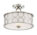 MERIDIAN, MID-CENTURY MODERN BOHEMIAN SEMI-FLUSH, SEMI FLUSH MOUNT LIGHT