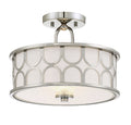 MERIDIAN, MID-CENTURY MODERN BOHEMIAN SEMI-FLUSH, SEMI FLUSH MOUNT LIGHT